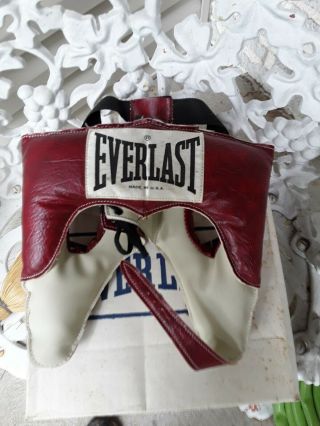 Vintage 1950s Everlast Boxing Headgear W Box Nmmt See