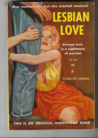 Vintage Adult Paperback Lesbian Love Sex Erotica Pulp Sleaze Marlene Longman