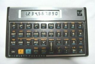 Hp 11c Hewlett Packard Rpn Scientific Calculator W/sleeve Usa 1987