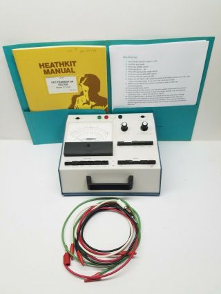 Vintage Heathkit Model It 3120 Fet Transistor Tester -,  Very