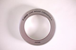 Canon Lens Mount Adapter P Pentax M42 To Canon Fd Vintage