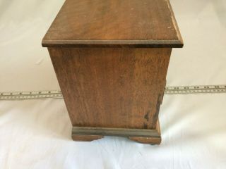 Vintage Wooden Cabinet Style Jewelry Box 9 drawers 8