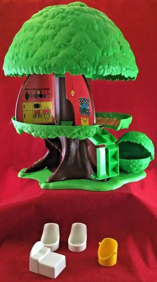 Vintage Kenner General Mills Fun Group Usa Toy Tree Tots Family Tree House 1975