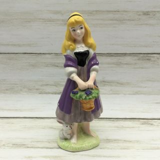 Vintage Japan Walt Disney Sleeping Beauty Aurora Porcelain Figurine