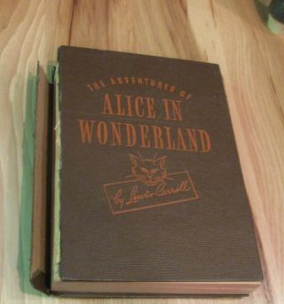 1945 The Adventures Of Alice In Wonderland By Lewis Carroll,  Linda Card,  Whitman