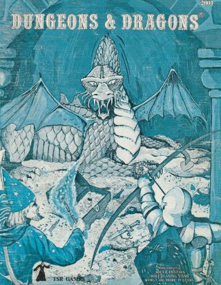Vintage 1979 Dungeons & Dragons D&d Tsr Games,  2001 Rule Book Booklet
