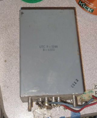Utc P - 1246/ B6300 Output Transformer From - Ampex