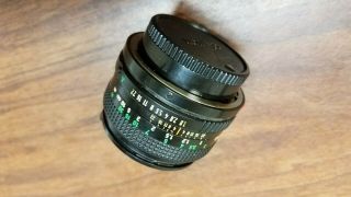 Vintage Canon FD 50mm F1.  8 lens with caps 3