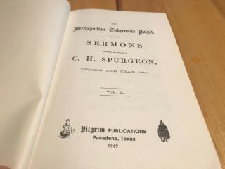 Metropolitan Tabernacle Pulpit,  C.  H.  Spurgeon ' s Sermons Vol.  X.  1864 Sermons HB 3