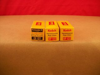 3 Vintage Rolls Of Kodak Film 2 Are Vp 127 & One Is Cx 127 - Expired In 60 