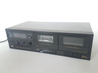 Vintage Jvc Td - W11x Double Stereo Cassette Tape Deck Player Recorder