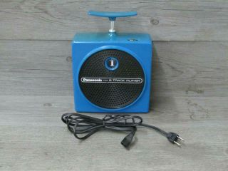 Vintage Panasonic 8 - Track Player Rq - 830s Blue