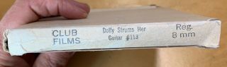 " Club Films " Vintage 8mm Adult Film: Dolly Strums Her Guitar 113