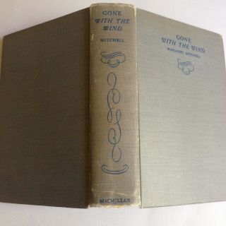 GONE WITH THE WIND Margaret Mitchell 1937 hardcover / Macmillan vintage 2