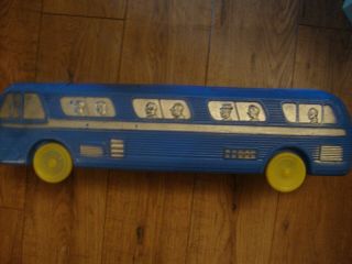 Vintage 1960`s ? Empire Blow Mold Blue City Bus - Large Toy Version