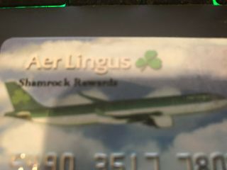 Vintage Aer Lingus Credit Card Expired - Souvenir Value Only Aer Lingus Ireland