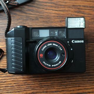 Canon Sure Shot Af35m Ii 35mm Film Camera 38mm F 1:2.  8 Vintage Flash