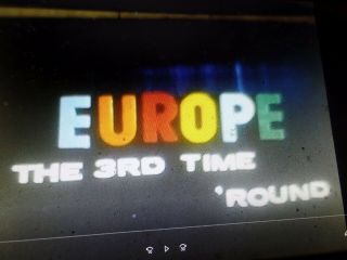 Vintage 8mm Home Movie Film Reel Europe,  The Third Time Around,  W/ Subtitles Z14