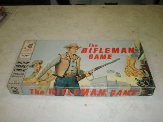 Vintage Board Game: " The Rifleman " (milton Bradley. ) (1959) (complete) Ex