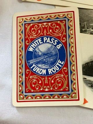 White Pass & Yukon Route Railway Playing Cards With Vintage Photos Circa 1900