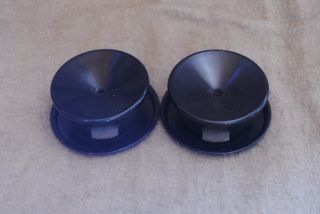 2 Ampex Hub Adapters With Lock Down Nab Reel To Reel 10 Inch Crown Scully