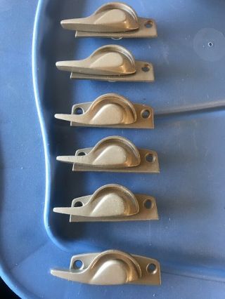 6 Andersen Windows Vintage Metal Sash Locks Part 1630008 / 7150a - 2