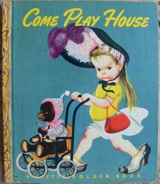 Vintage Little Golden Book Come Play House 42 Pages Eloise Wilkin