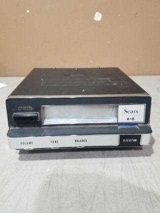 Vintage Sears 866 - 6236 Car 8 Track Player Please Read