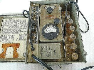 Vintage An/prm - 10 Test Oscillator Set Taffet Radio & Tv Co.  And