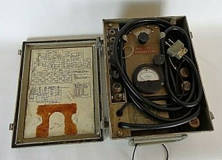 Vintage AN/PRM - 10 Test Oscillator Set Taffet Radio & TV Co.  and 3
