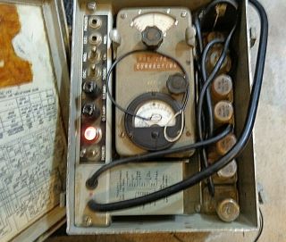 Vintage AN/PRM - 10 Test Oscillator Set Taffet Radio & TV Co.  and 6