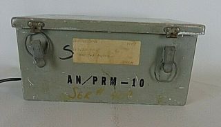 Vintage AN/PRM - 10 Test Oscillator Set Taffet Radio & TV Co.  and 7