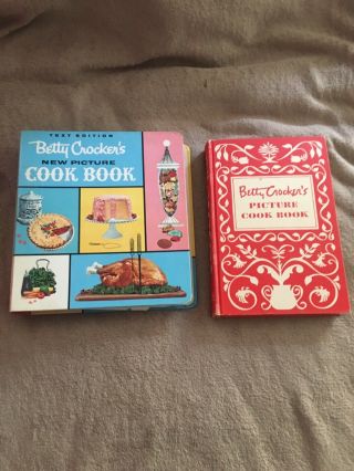 2 - Vintage 1st Edition Betty Crocker Cookbooks Phenomenal Shape