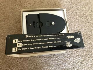 Brumberger Stereo Viewer no.  1265 in the box 2 5