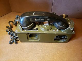 Telephone Set Ta - 312/pt Kellog Switchboard And Supply Co.  Vintage U.  S.  Military