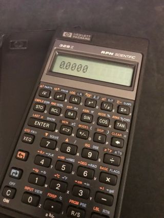 Vintage Hp 32 S Ii Scientific Calculator Hewlett Packard Soft Case Flawless