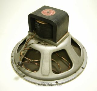 15 " Jensen Red Label Field Coil Speaker / F15ll / 220151 /