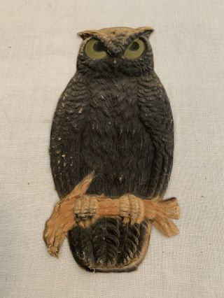 Very Old/vintage/paper/owl/bird