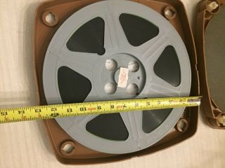 16 Mm " William S.  Hart " Vintage Film Reel In Locking Box