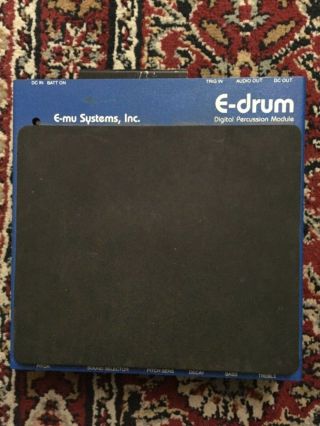 Vintage E - Mu E - Drum Model 8000 Eprom Drum Pad With Snare Cartridge