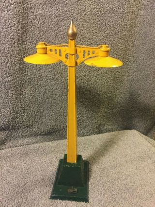 Vintage American Flyer Pre War Double Arm Lamp Post 3