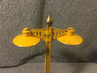 Vintage American Flyer Pre War Double Arm Lamp Post 5
