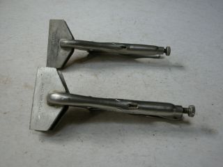 2) Vintage Vise Grip No.  8 Petersen Dewitt Sheet Metal Benders,  Pliers 8r