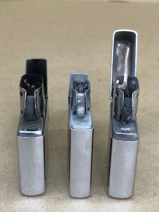 3 Vintage Zippo Lighters Made in Canada Niagara Falls CFB Shearwater 3