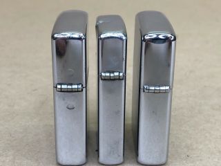3 Vintage Zippo Lighters Made in Canada Niagara Falls CFB Shearwater 5