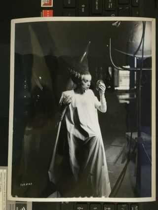Elsa Lanchester,  " Bride Of Frankenstein " Vintage Press Photo 49