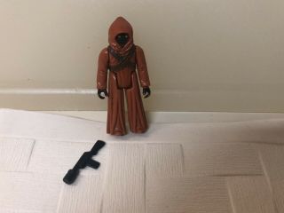 Star Wars Vintage 1977 Jawa Action Figure With Weapon