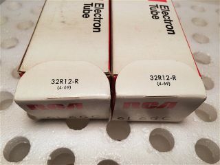 2 NOS NIB RCA 6L6GC Tubes Black Plates Tight GM And Current Draw Matched Pair 7