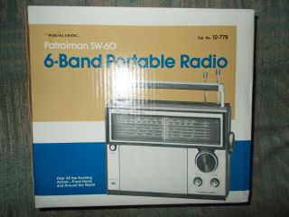 Realistic Patrolman Sw - 60 12 - 779 Shortwave Multiband Am/fm Receiver Radio