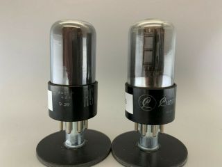 Rca 6sn7gt " Gray Glass " Tubes Platinum Matched On At1000 Gm=perfect Em=2.  5